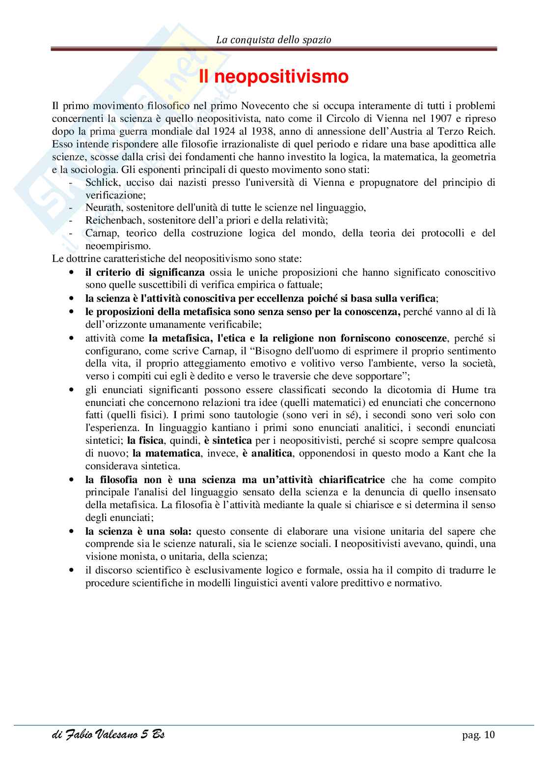 Conquista dello spazio Pag. 11