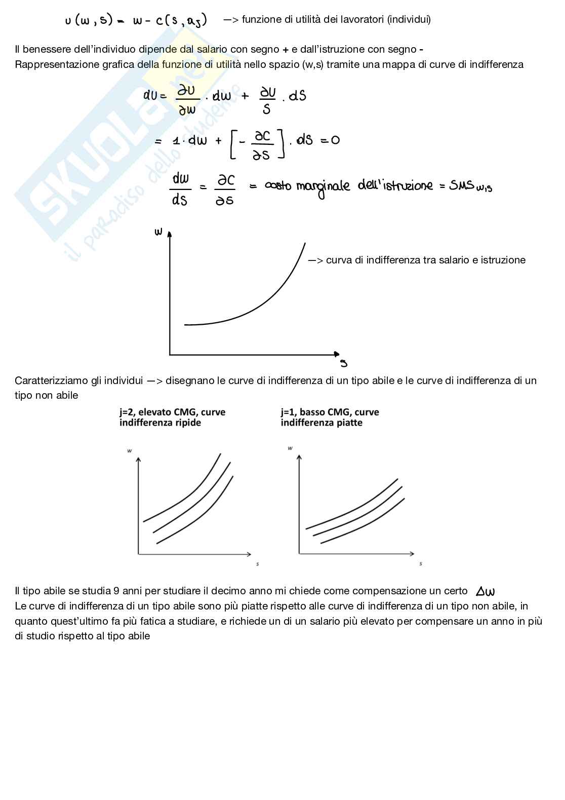 Appunti Economia del lavoro II modulo  Pag. 11