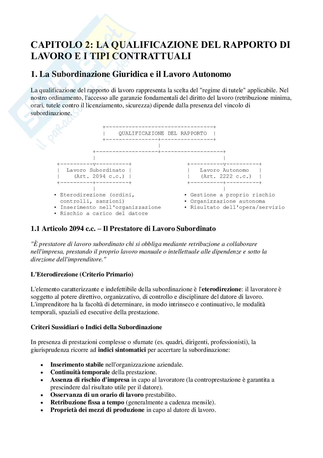 Diritto del lavoro - Origini, articoli di riferimento e tutela della sicurezza Pag. 6