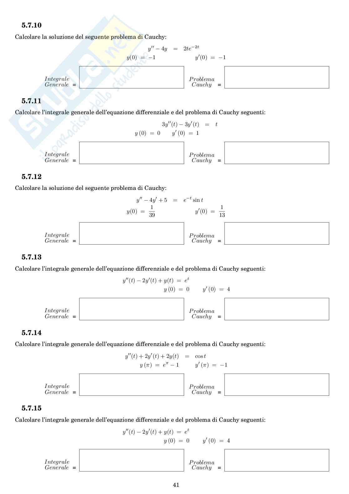 Eserciziario di Analisi 1 Pag. 41