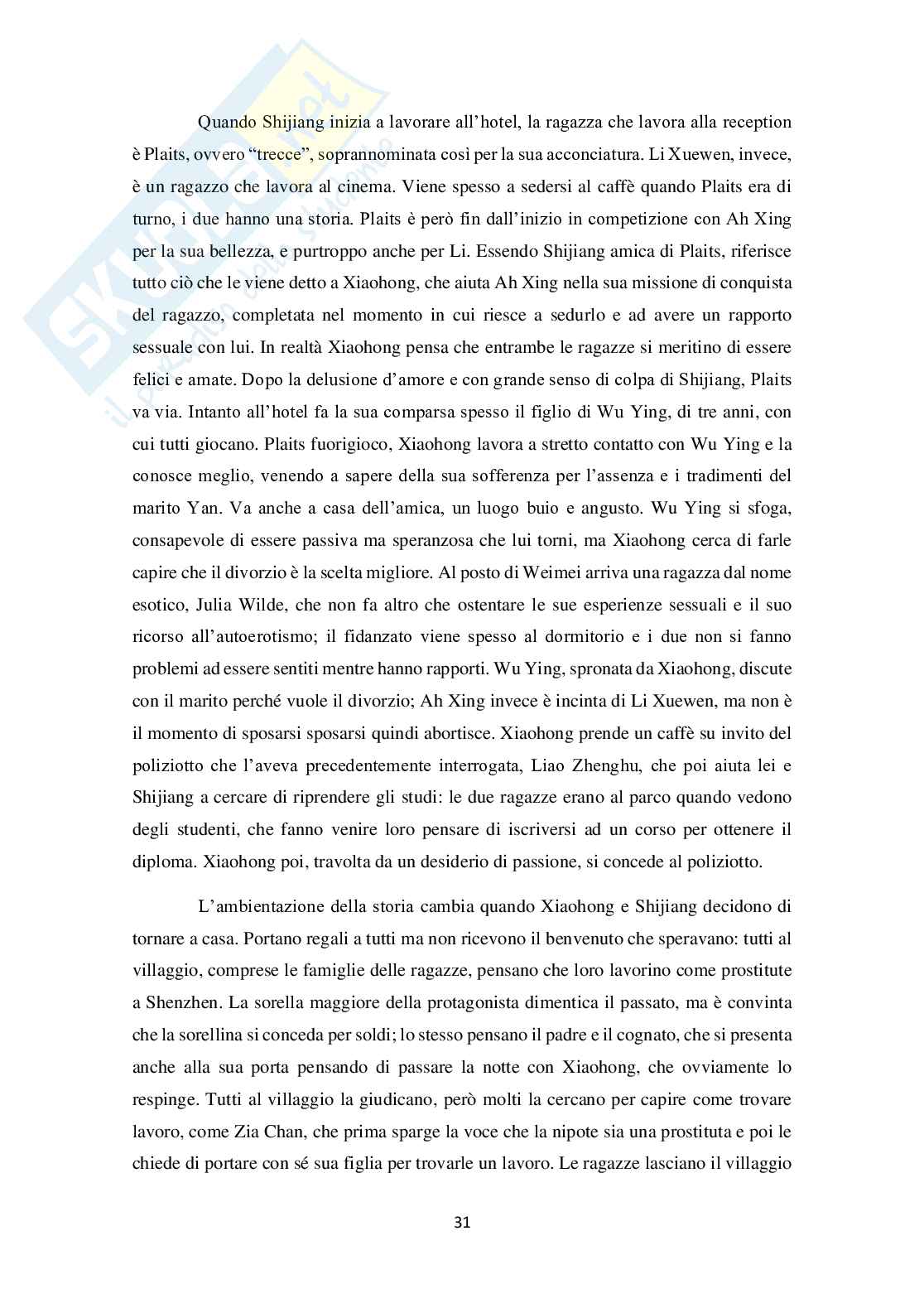 La donna migrante cinese raccontata attraverso il romanzo Northern Girls di Sheng Keyi Pag. 31