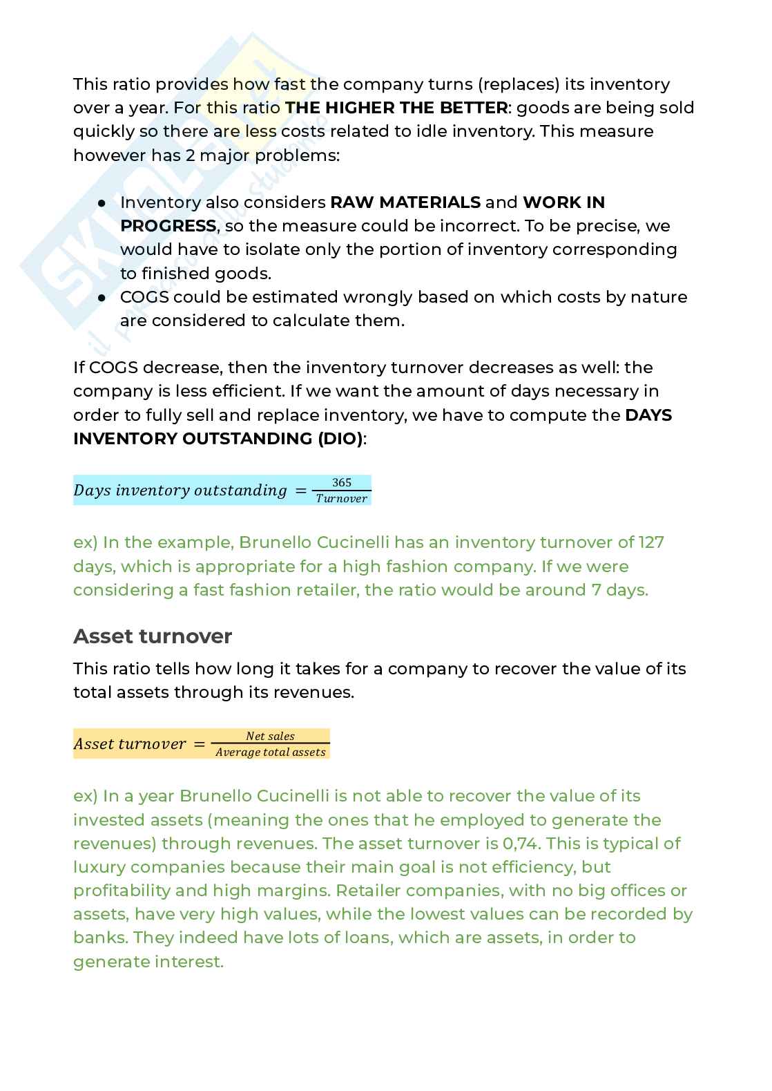 Financial statement analysis - Appunti completi (2025-2026) Pag. 2