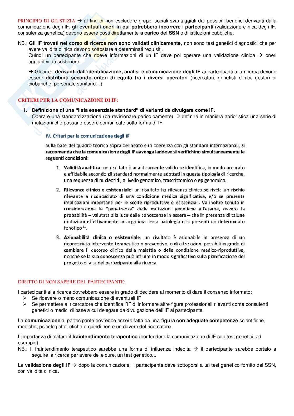 Modulo di Bioetica Pag. 31