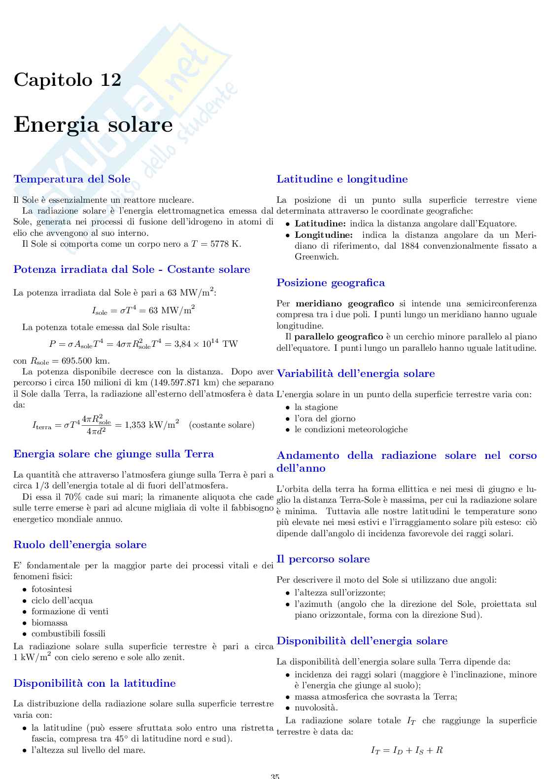 Fonti energetiche rinnovabili Pag. 41