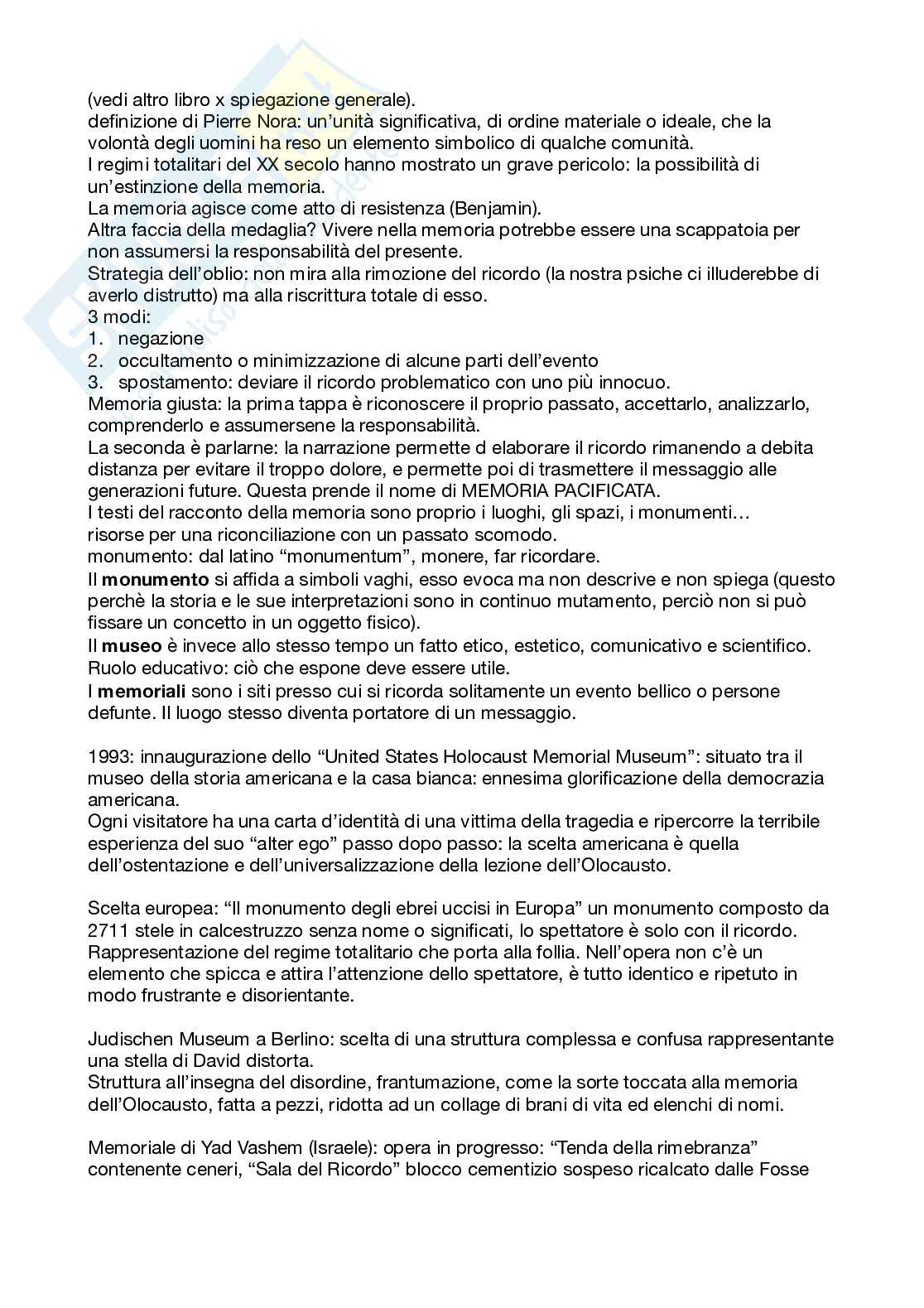 Riassunto esame Istituzioni di sociologia della comunicazione, Prof. Hassan Claudia Gina, libro consigliato Hurban. Shoah e rappresentazioni sociali, Hassan Pag. 6