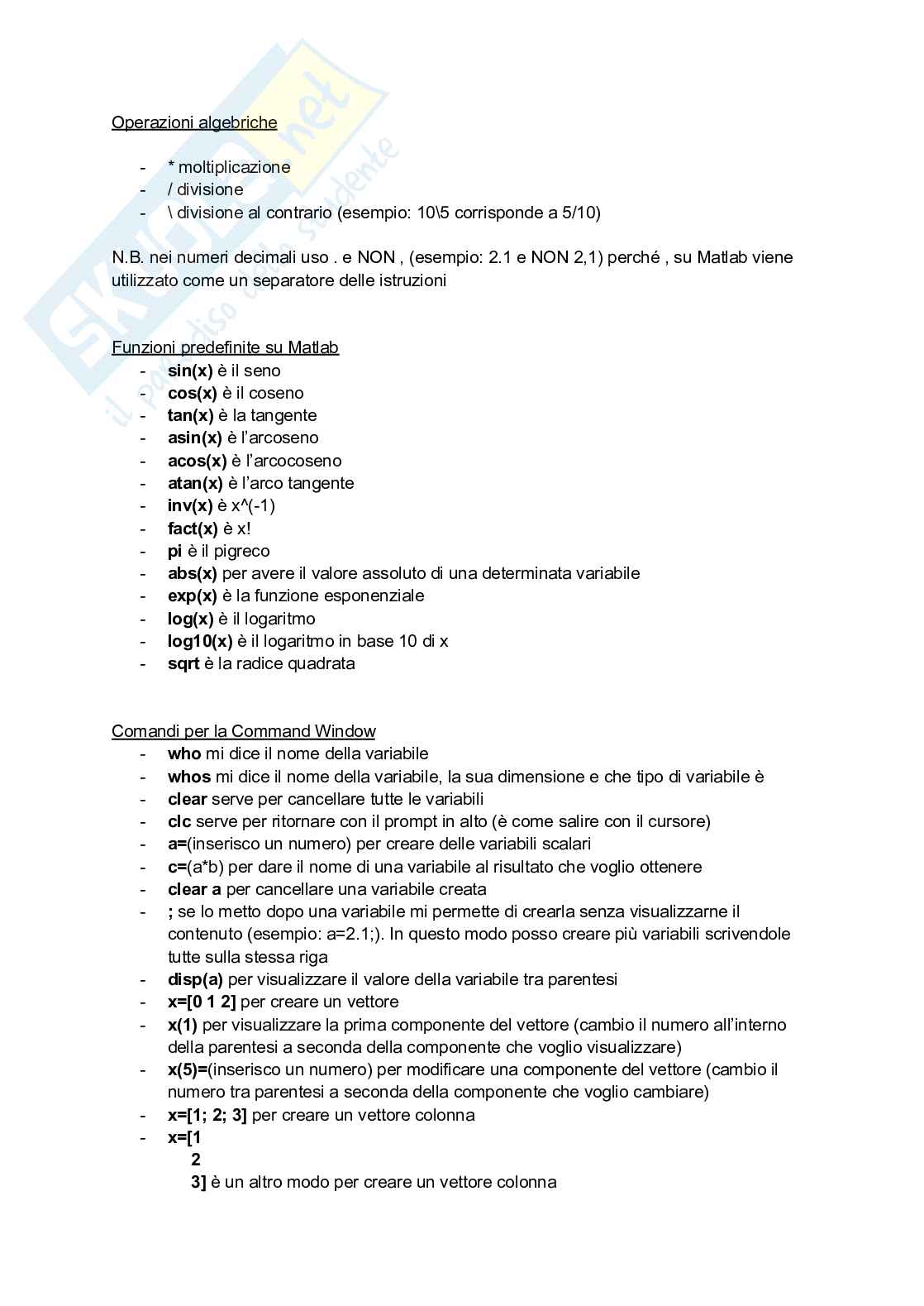Matlab Pag. 1