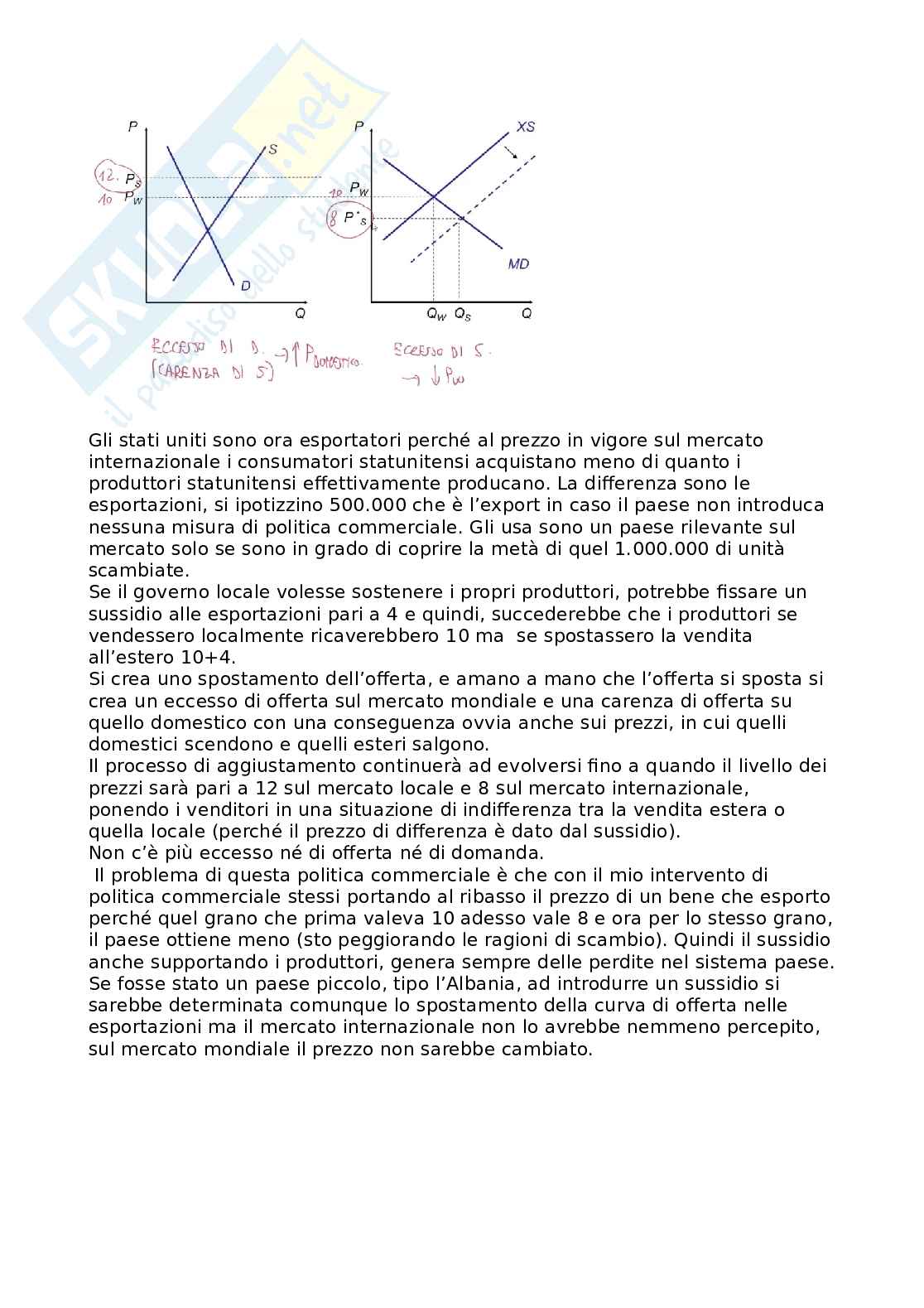 Appunti presi a lezione corso Economia internazionale Pag. 36