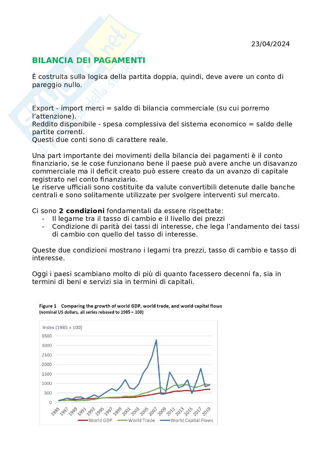Appunti presi a lezione corso Economia internazionale Pag. 46