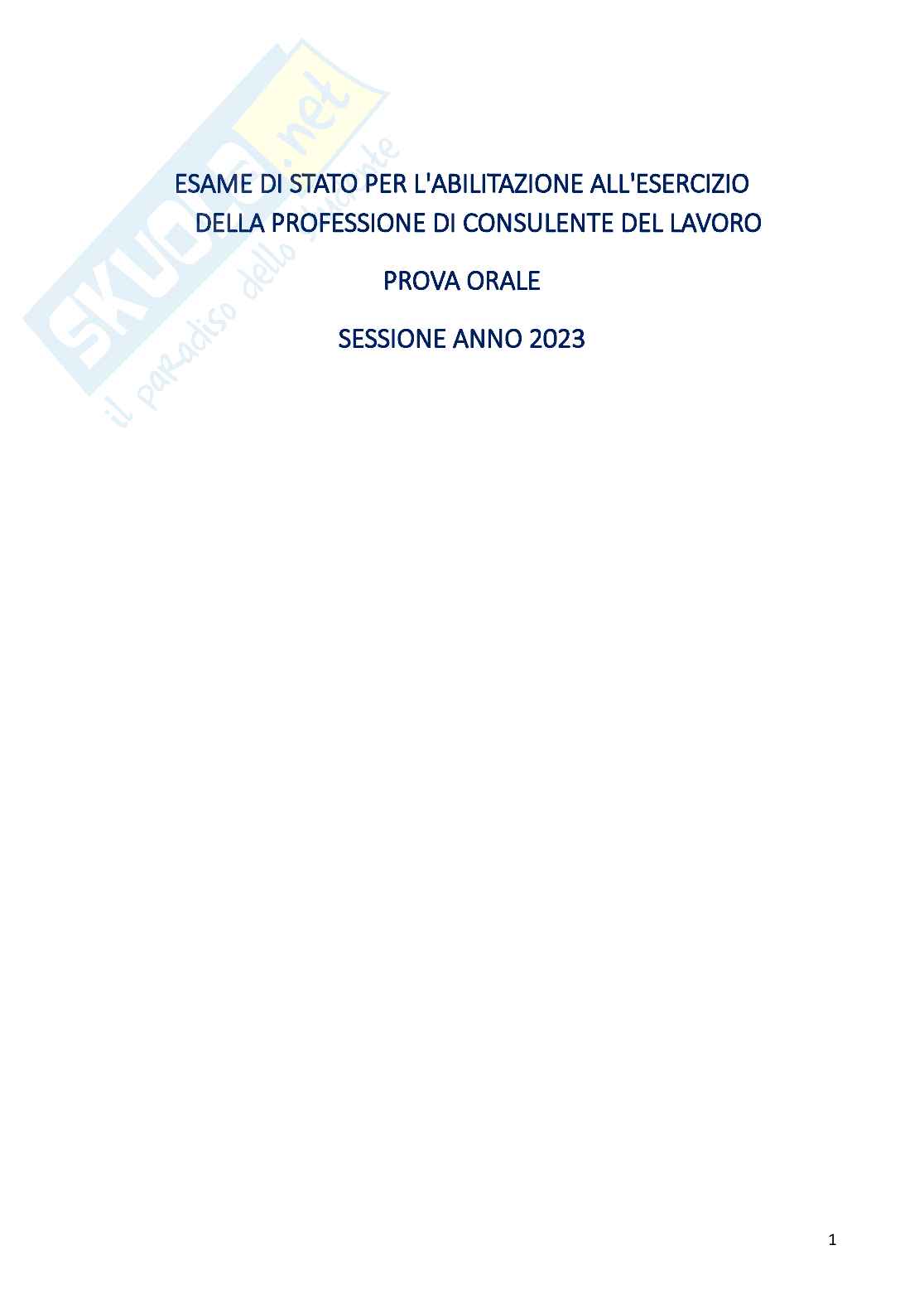 Esame di stato cdl  Pag. 1