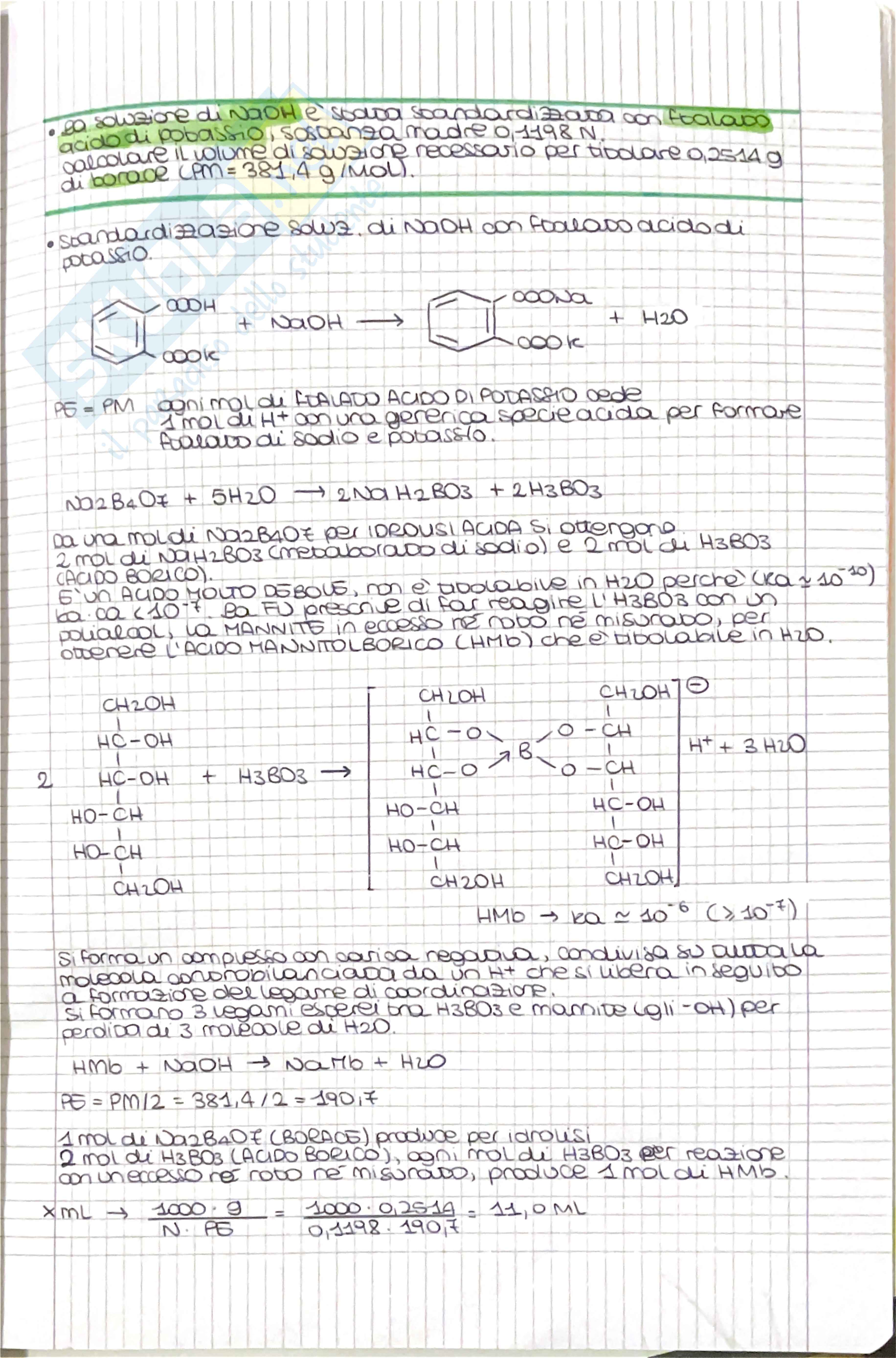 Analisi dei medicinali 1- Determinazioni, parte 6 Pag. 1