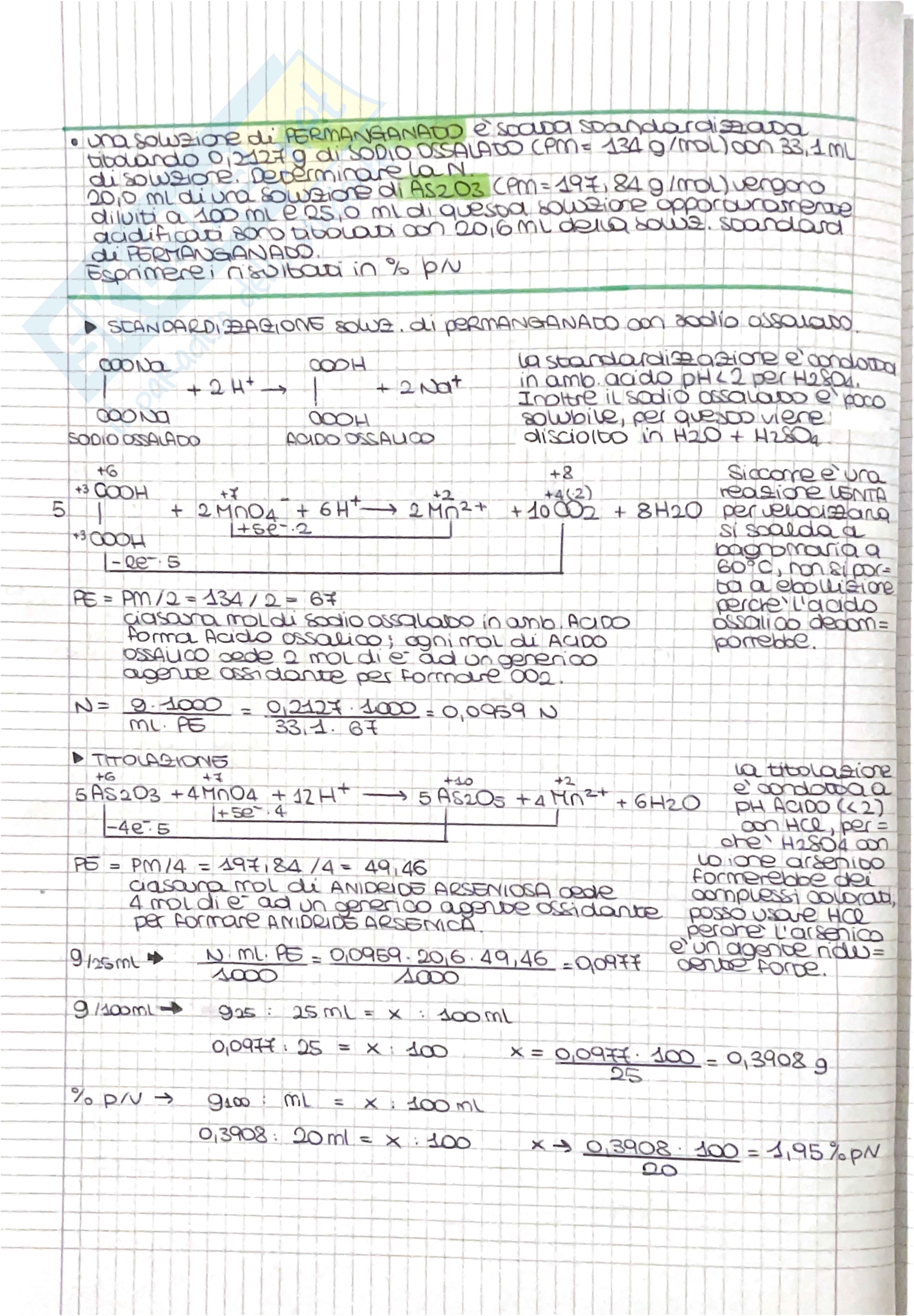 Analisi dei medicinali 1- Determinazioni, parte 6 Pag. 2