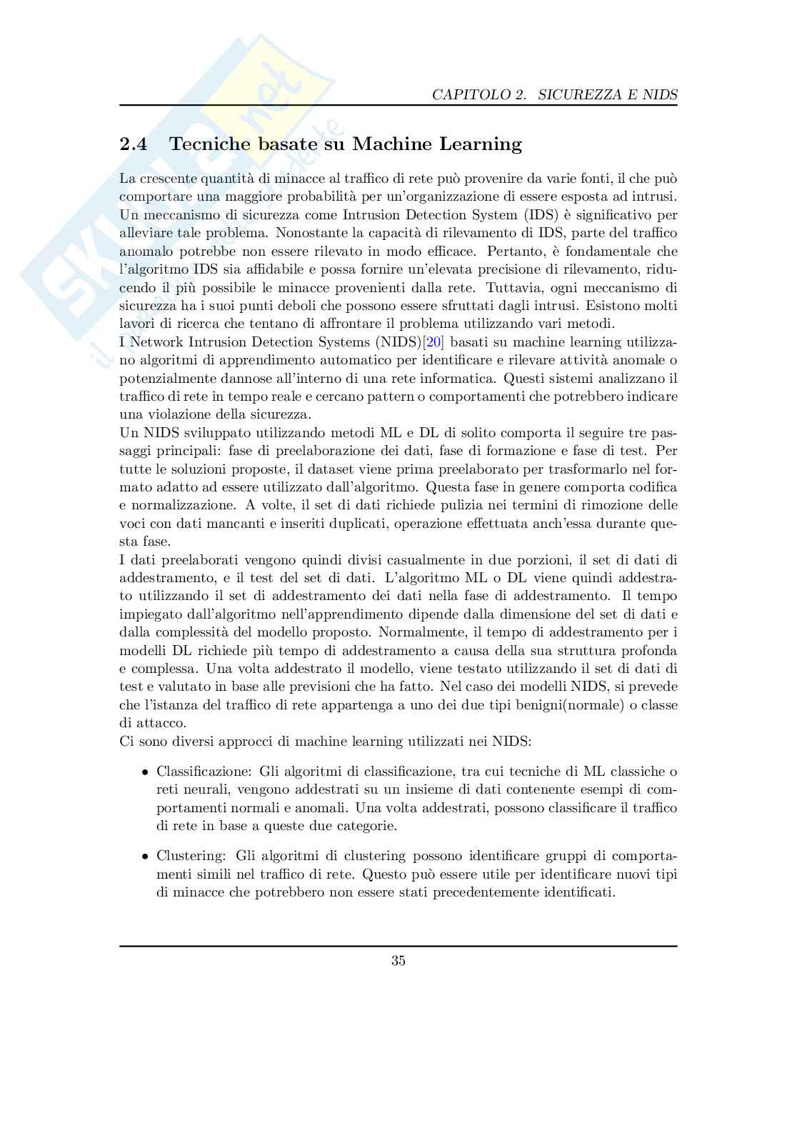 Utilizzo del framework Storm per la realizzazione di un sistema real-time di network intrusion detection Pag. 36