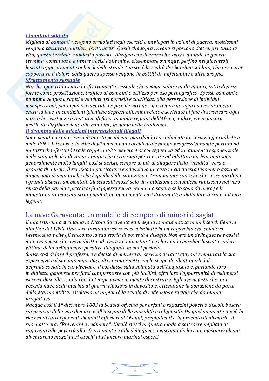 Tesina 3 media infanzia negata Pag. 6