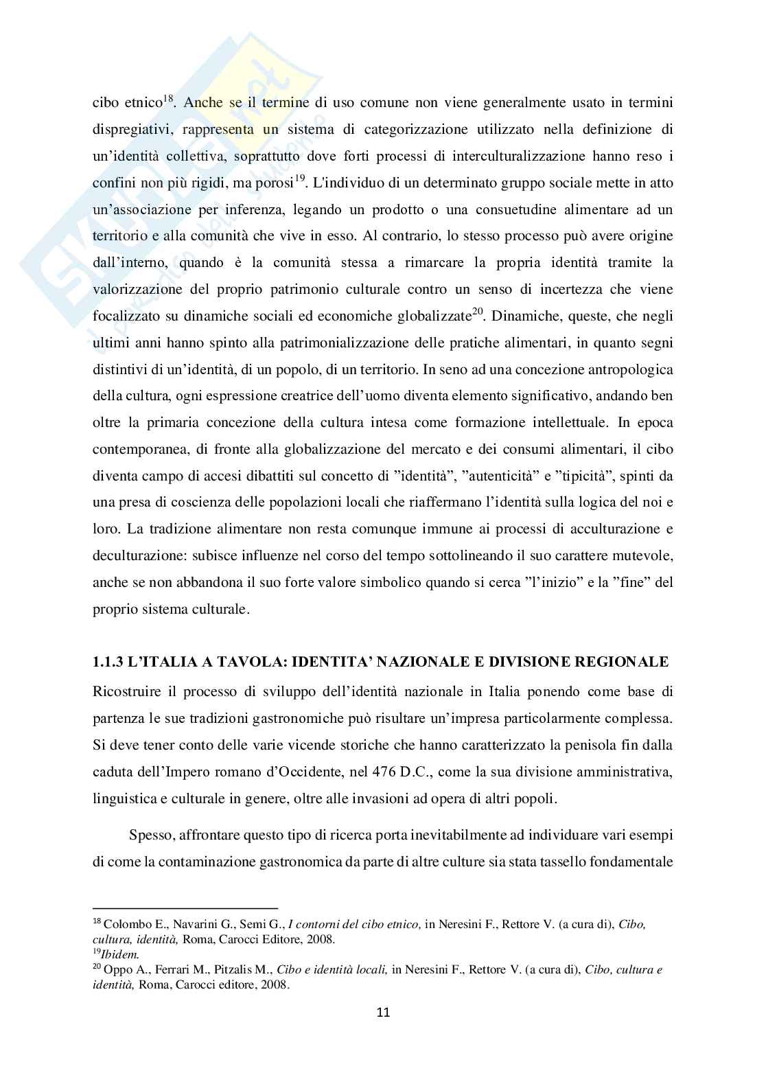 Enogastronomia ed esperienza turistica nelle comunità ospitali Pag. 11