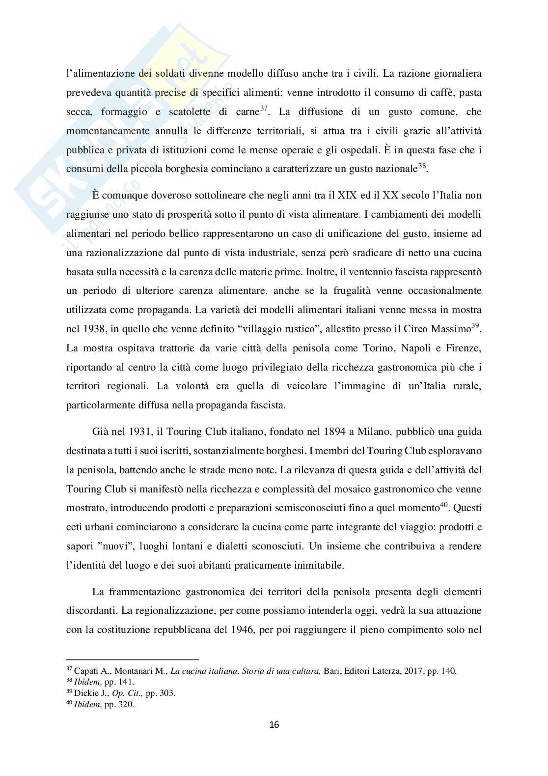 Enogastronomia ed esperienza turistica nelle comunità ospitali Pag. 16