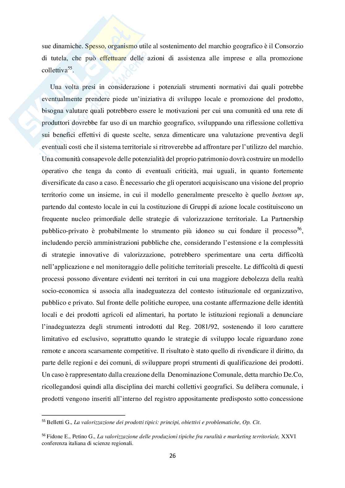 Enogastronomia ed esperienza turistica nelle comunità ospitali Pag. 26