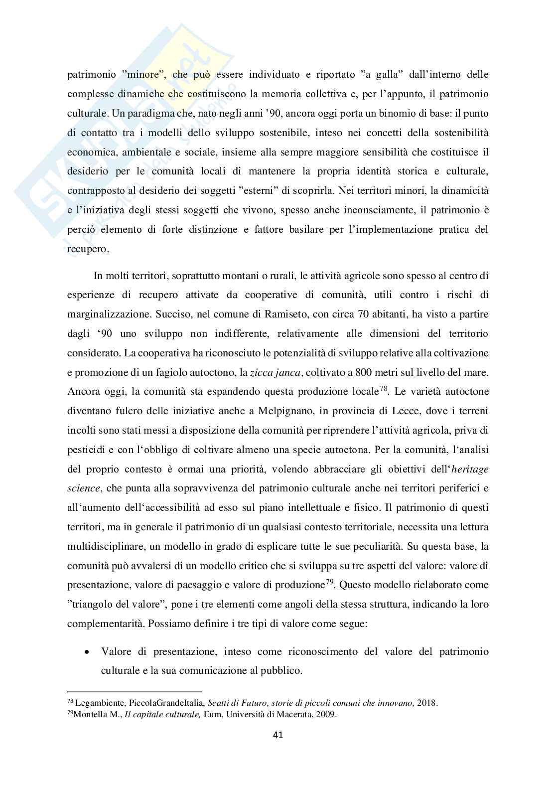 Enogastronomia ed esperienza turistica nelle comunità ospitali Pag. 41
