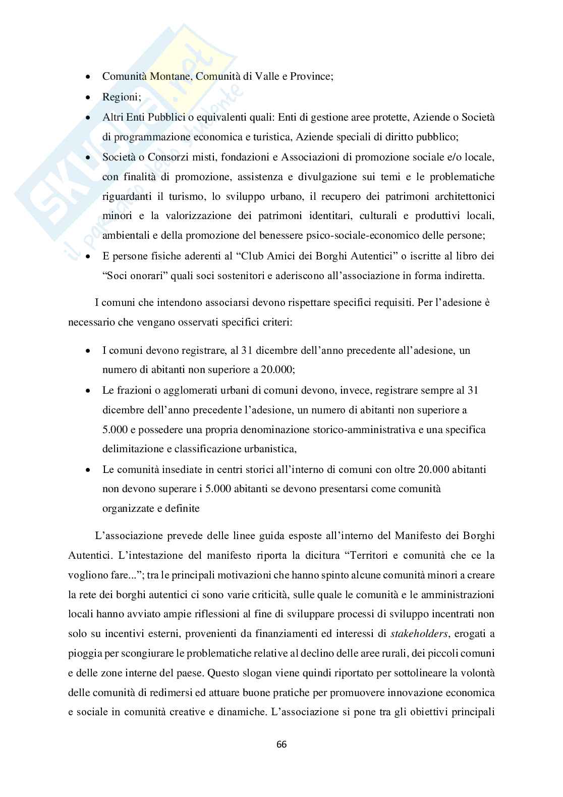 Enogastronomia ed esperienza turistica nelle comunità ospitali Pag. 66