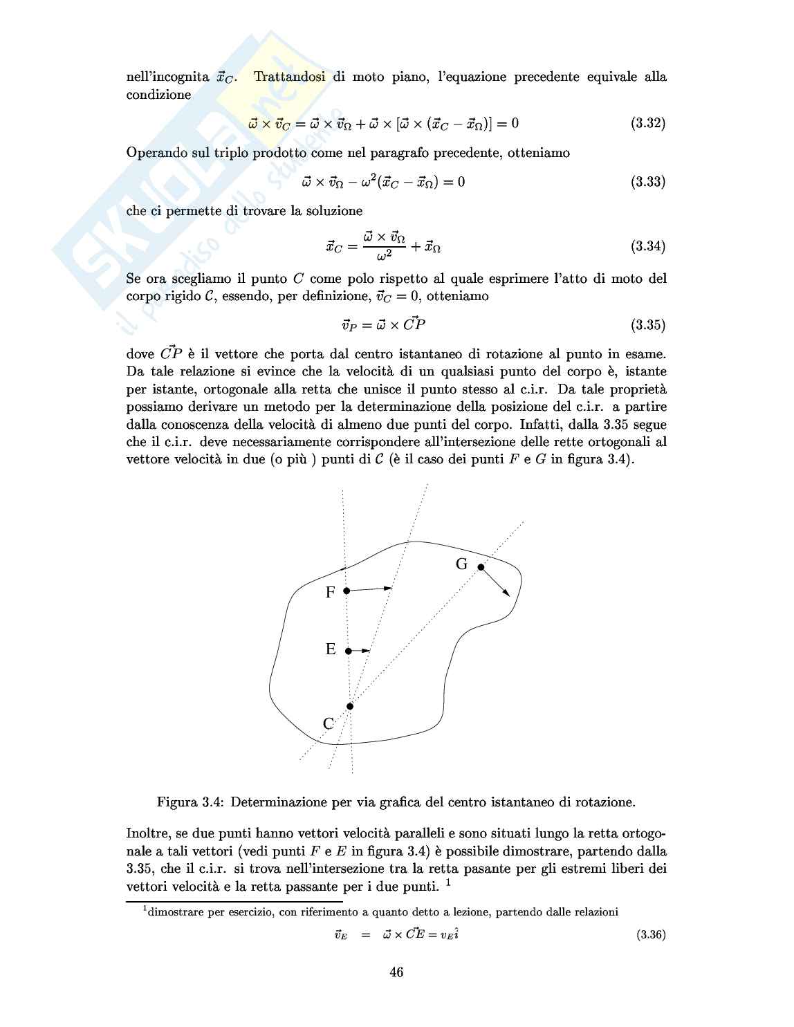 Meccanica razionale Pag. 46