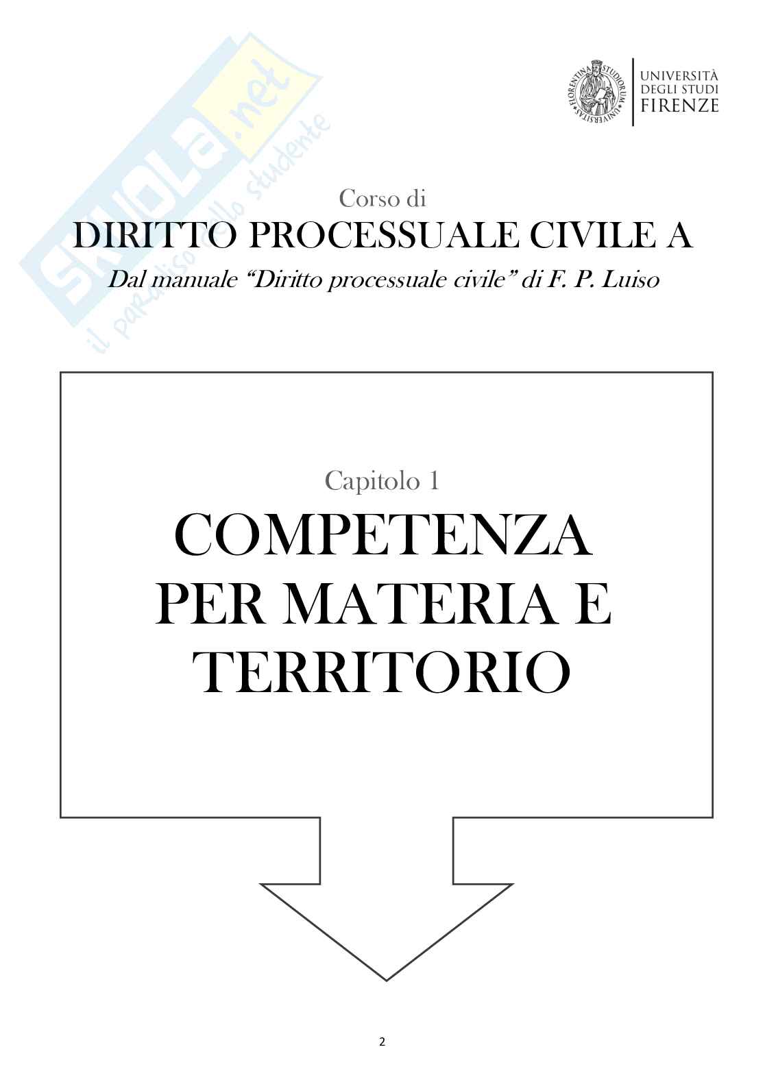 Diritto processuale civile, libro consigliato manuale IV, Luiso  Pag. 2
