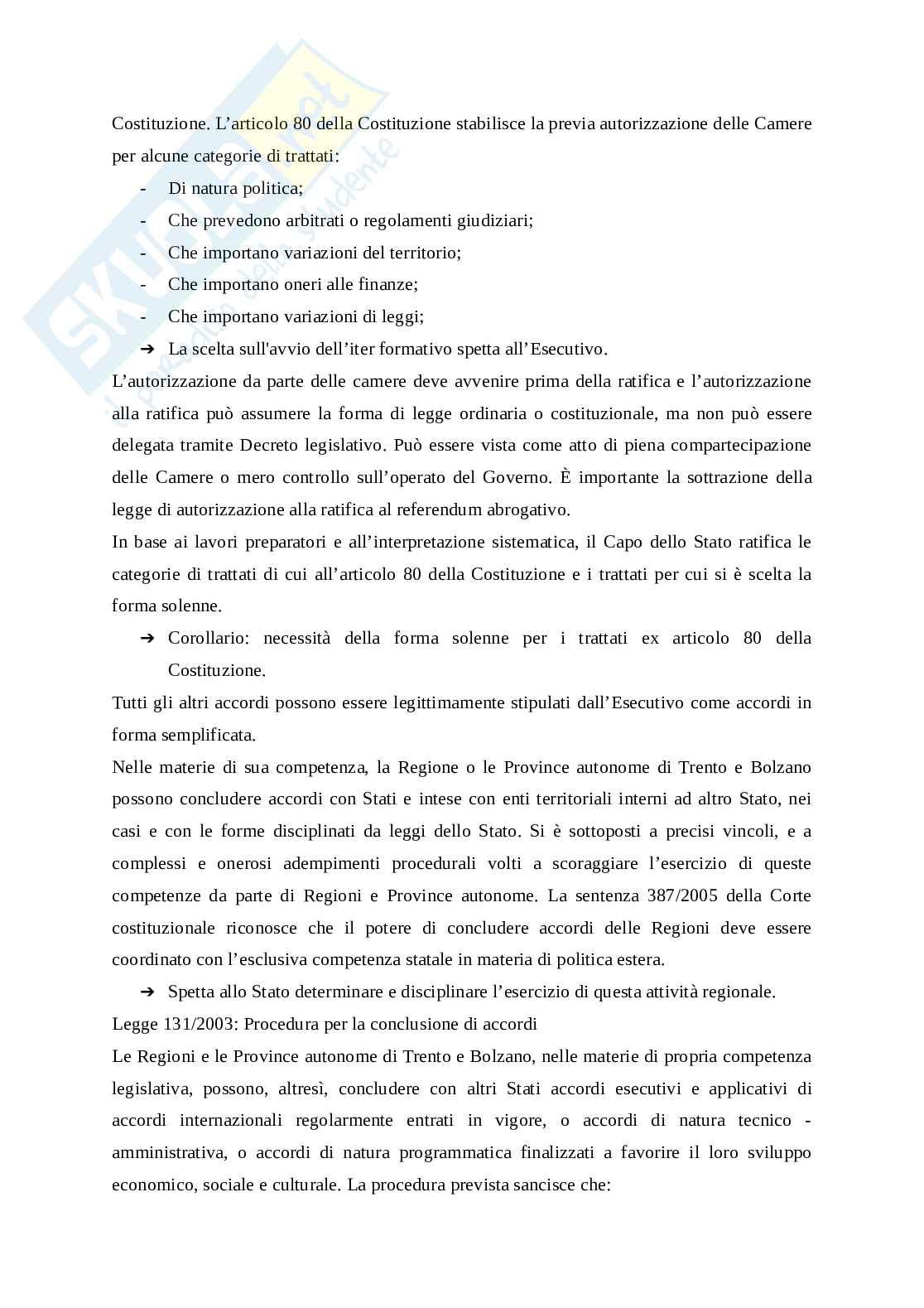Riassunto esame Diritto internazionale, Prof. Mainetti Vittorio, libro consigliato Diritto internazionale , Carlo Focarelli Pag. 41