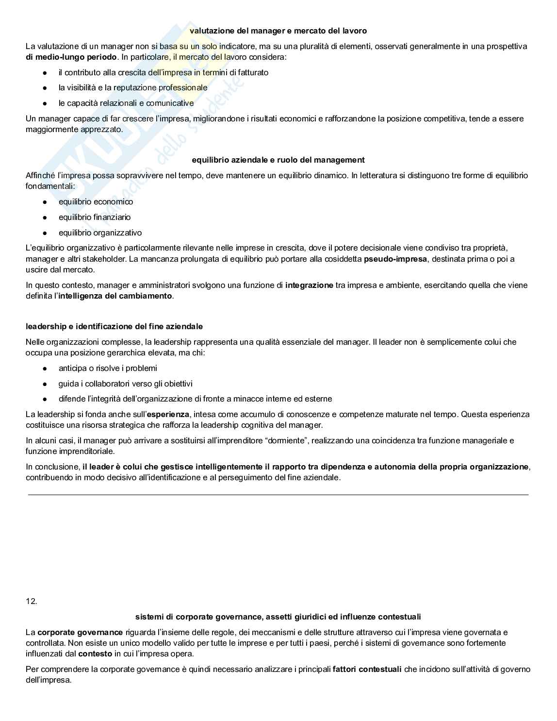Teorie e governo dell'impresa Pag. 21