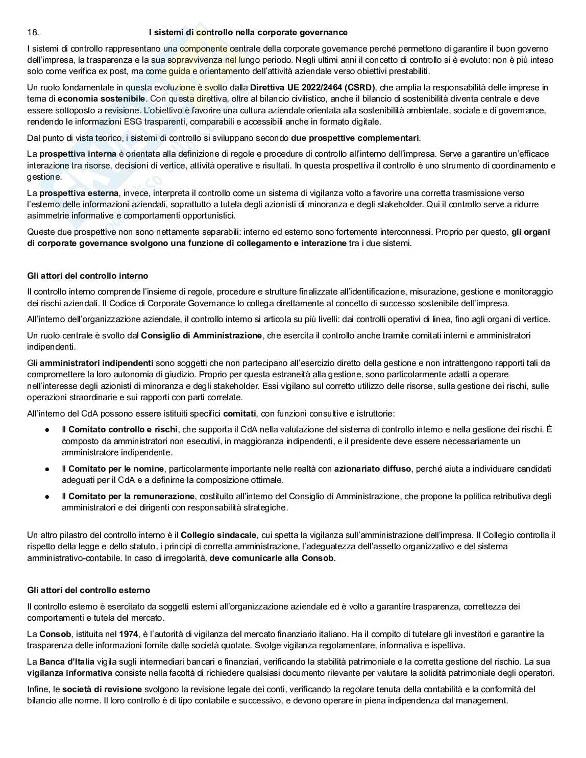 Teorie e governo dell'impresa Pag. 36