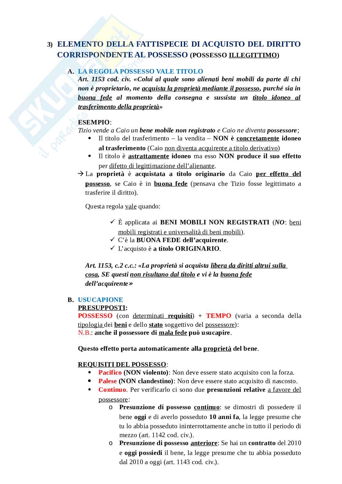 Appunti completi Diritto privato   Pag. 46