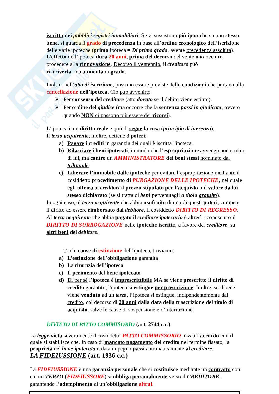 Appunti completi Diritto privato   Pag. 66