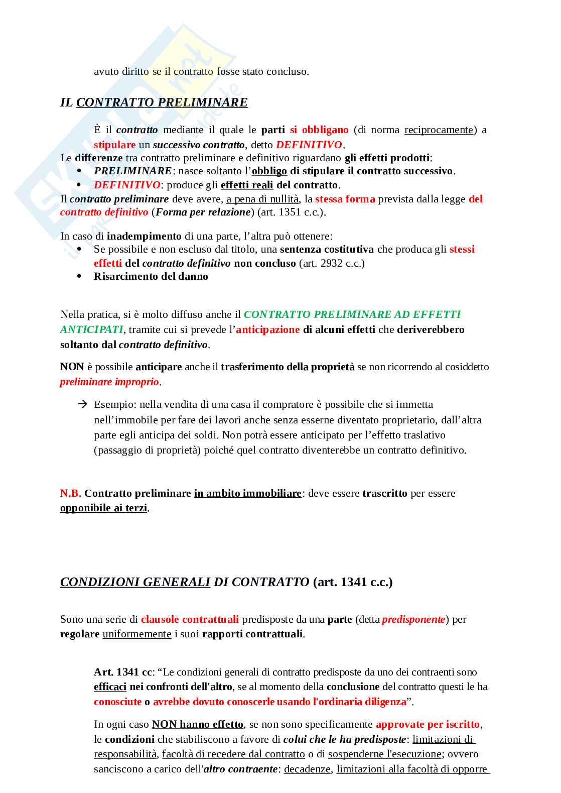 Appunti completi Diritto privato   Pag. 71
