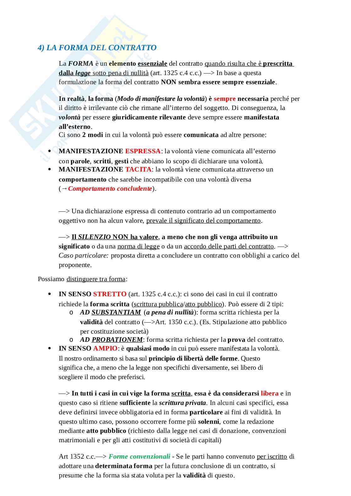 Appunti completi Diritto privato   Pag. 76