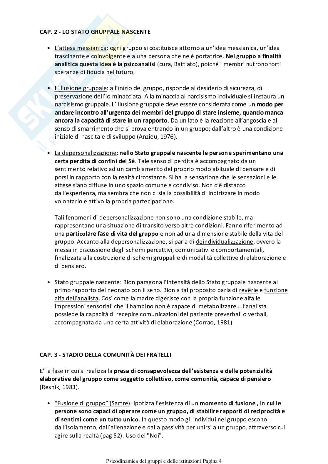 Psicodinamica dei gruppi e delle istituzioni - Cristina Marogna Pag. 21