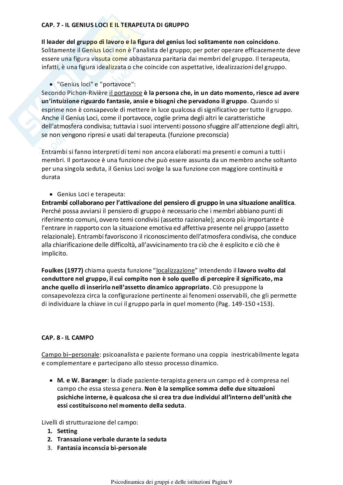 Psicodinamica dei gruppi e delle istituzioni - Cristina Marogna Pag. 26