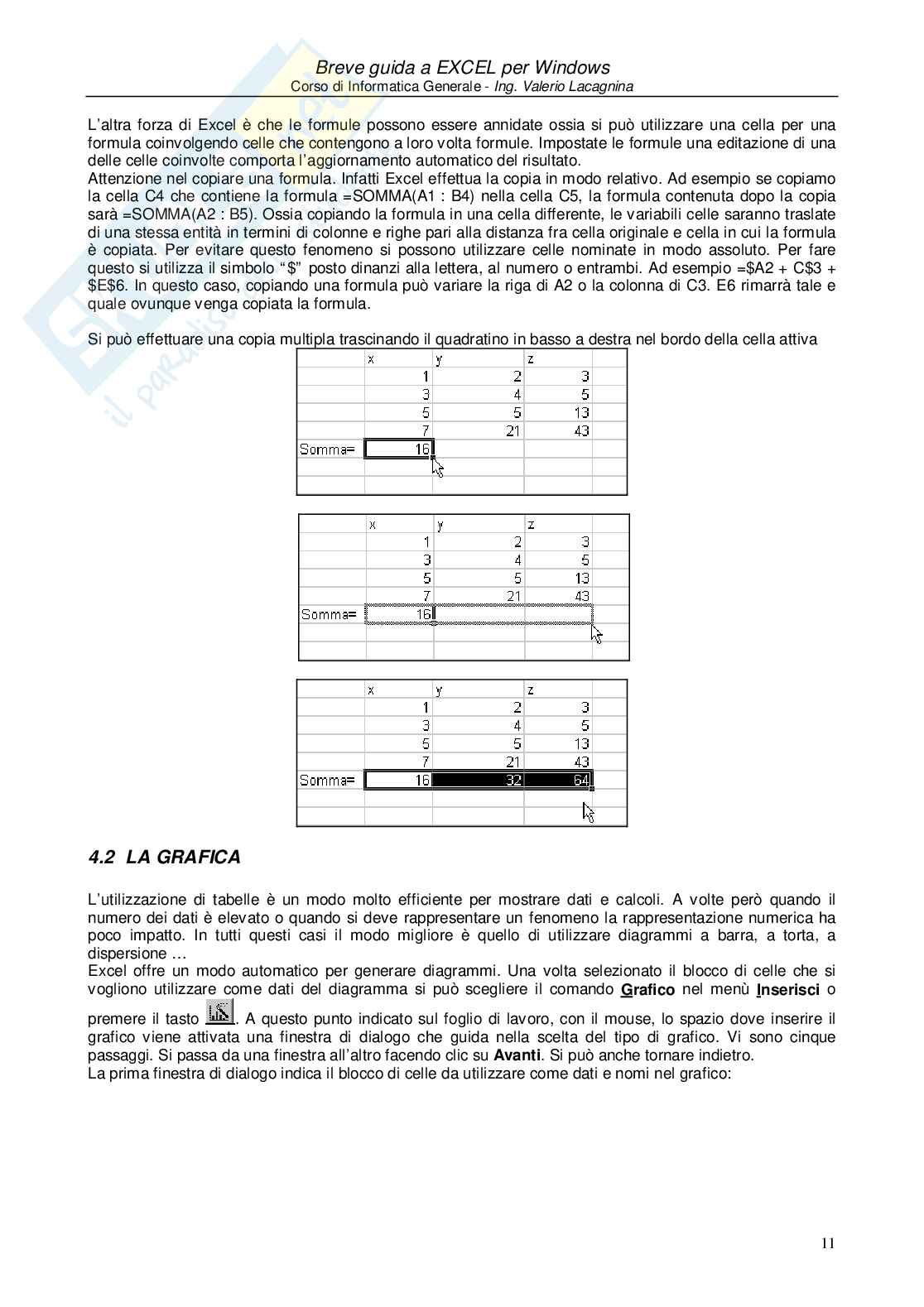 Appunti excel  Pag. 11