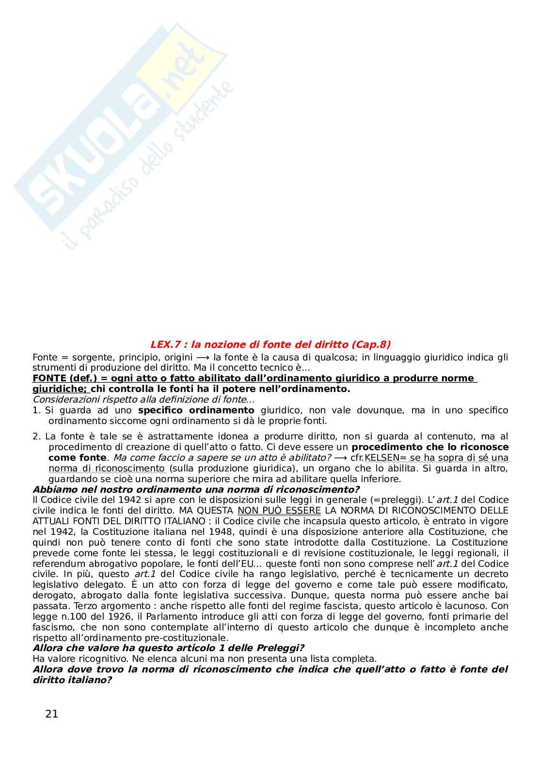Appunti completi di Diritto costituzionale Pag. 21