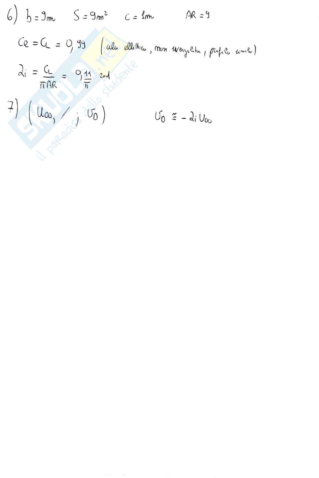 Esercizi d'esame Aerodinamica e gestione termica del veicolo Pag. 21