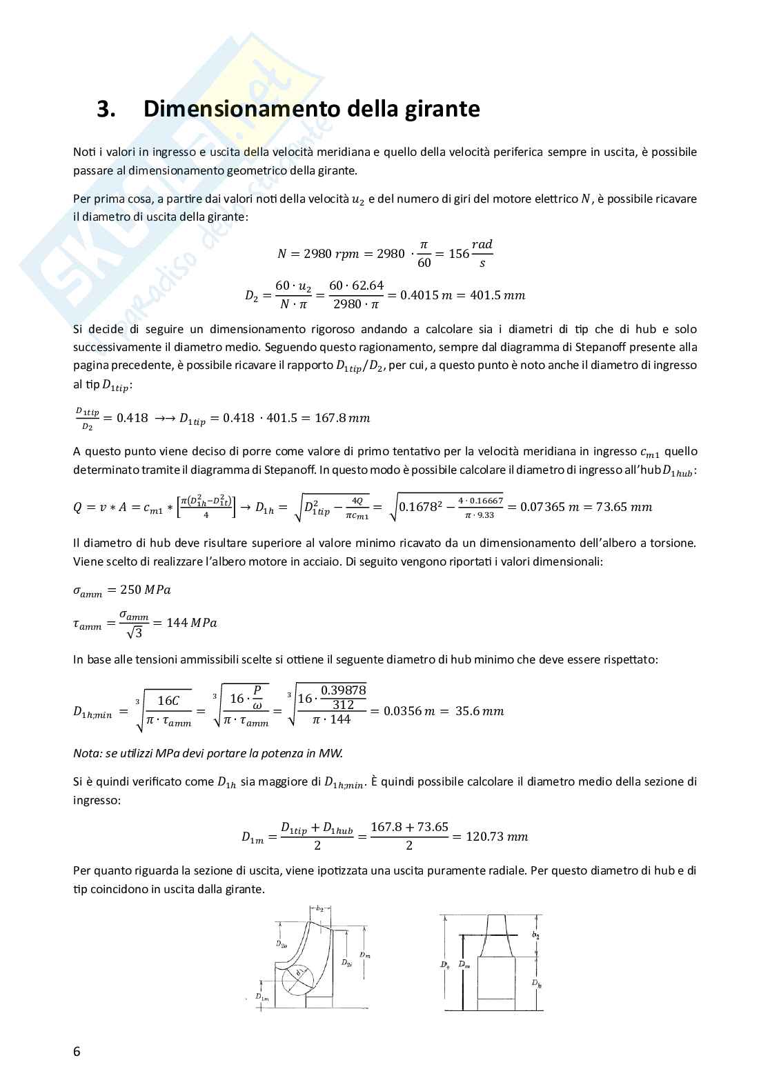 Dimensionamento pompa centrifuga Pag. 6