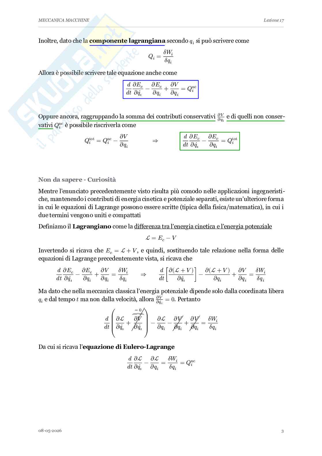 Appunti completi lezioni di Meccanica applicata alle macchine - Parte 2 Pag. 26