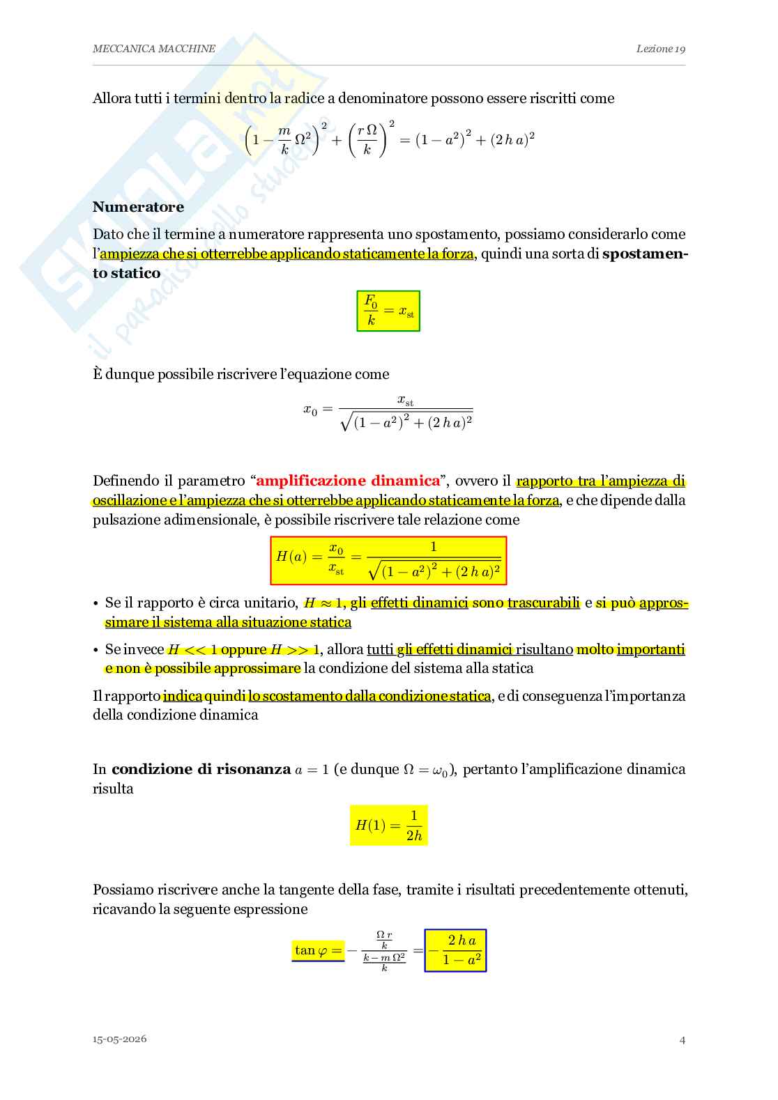 Appunti completi lezioni di Meccanica applicata alle macchine - Parte 2 Pag. 41