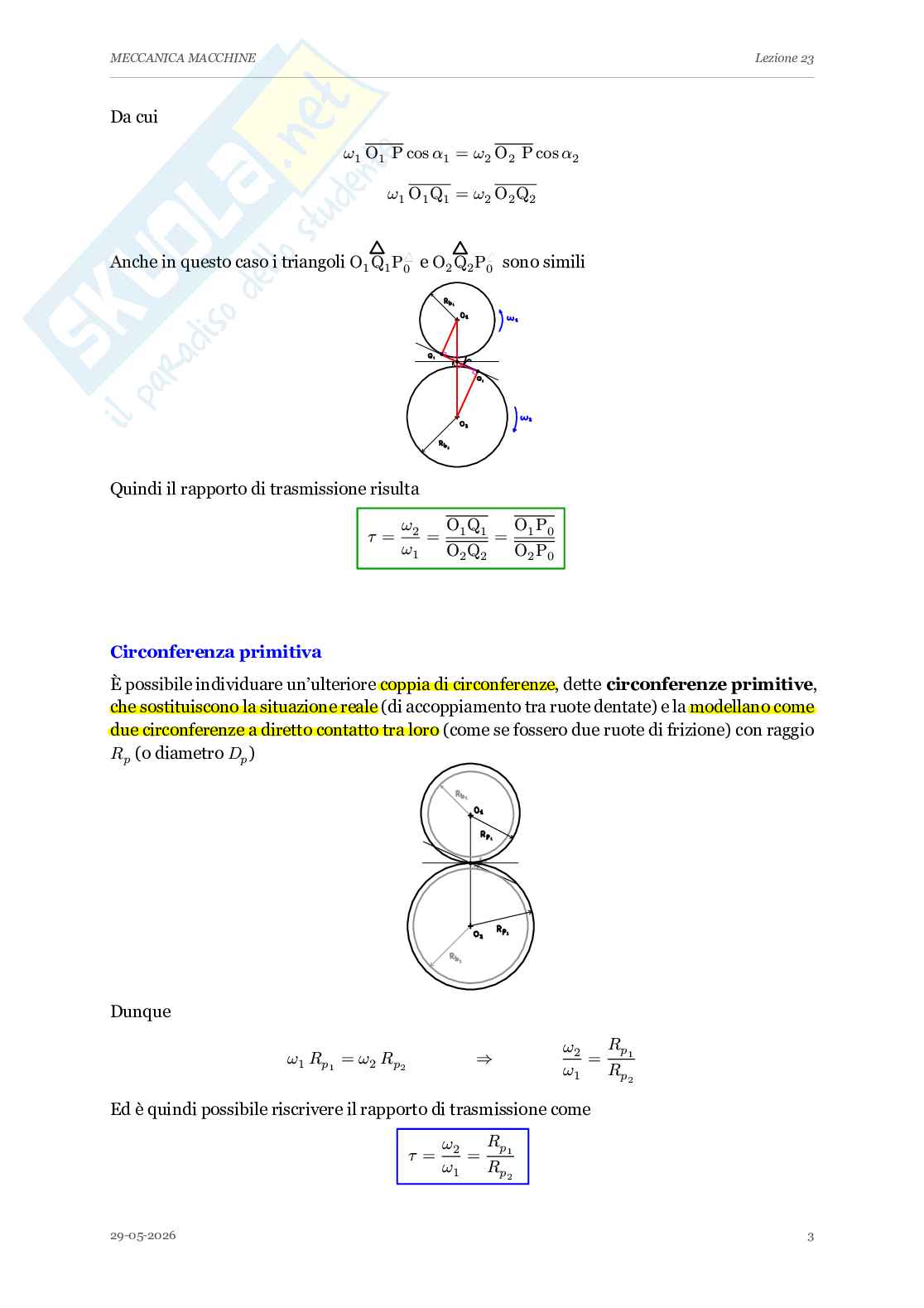 Appunti completi lezioni di Meccanica applicata alle macchine - Parte 2 Pag. 66