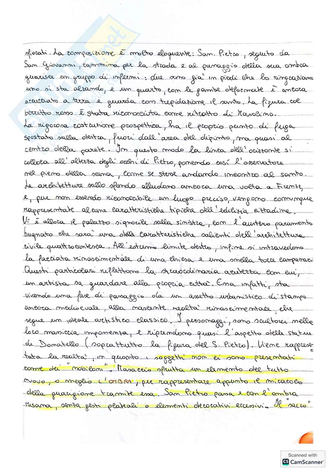 Appunti su Donatello e Masaccio: opere, tecniche e stili Pag. 16