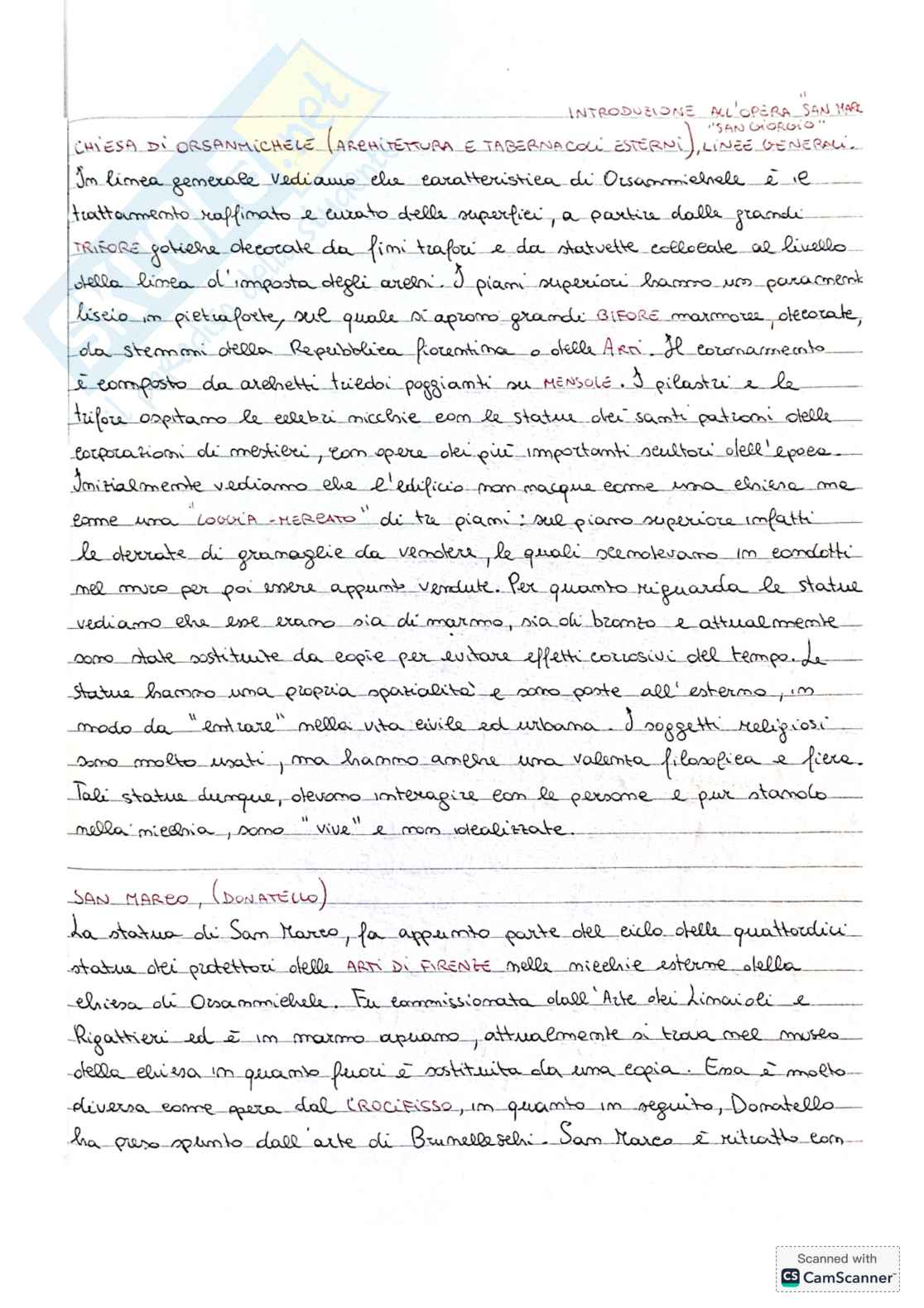 Appunti su Donatello e Masaccio: opere, tecniche e stili Pag. 2