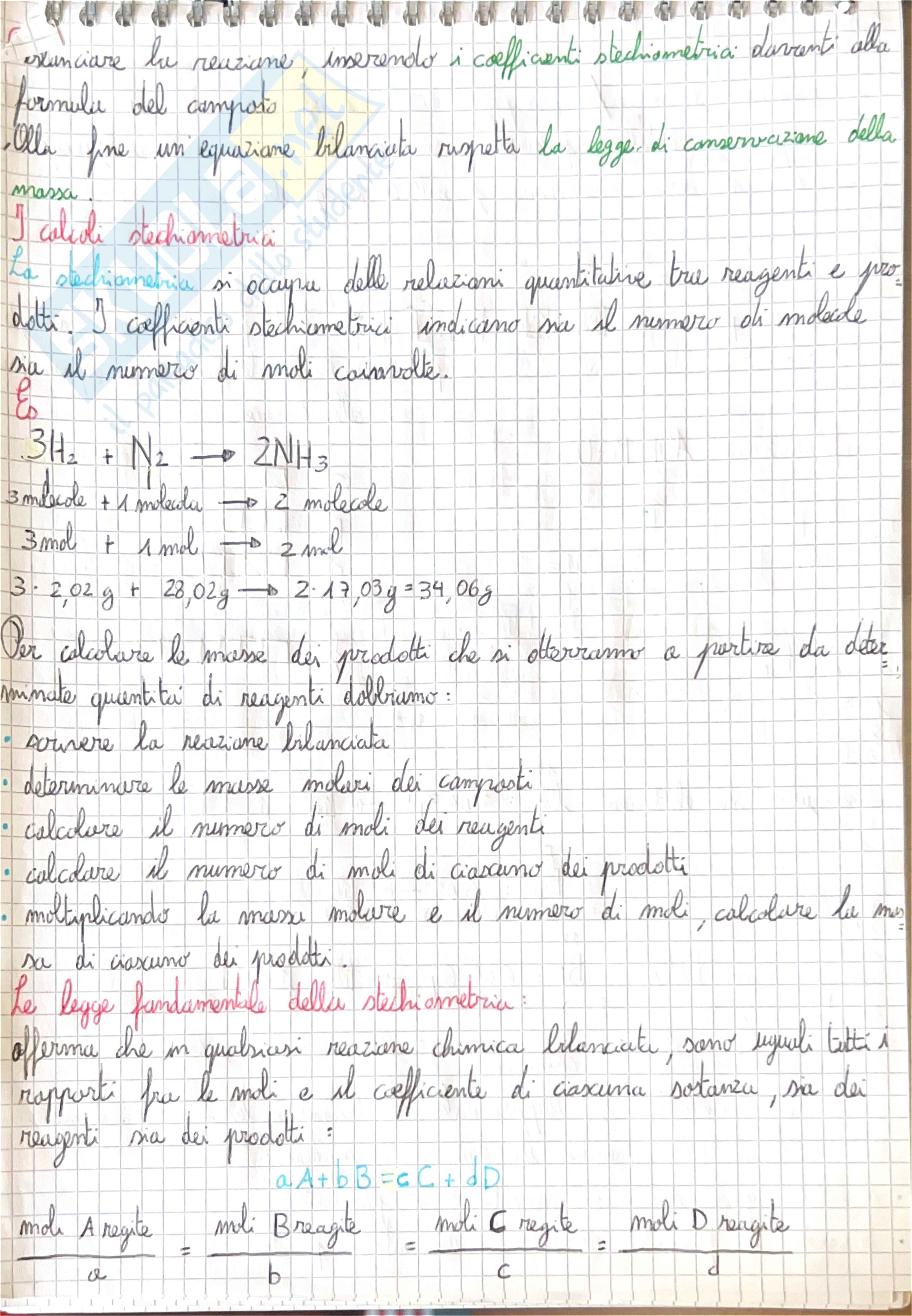 Appunti primo esonero di Chimica - Parte 1 Pag. 6