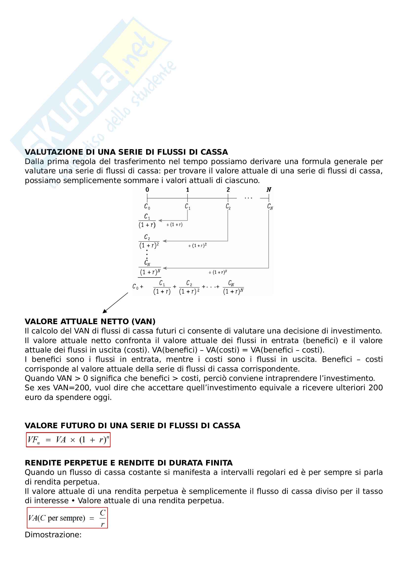 Finanza aziendale Pag. 6