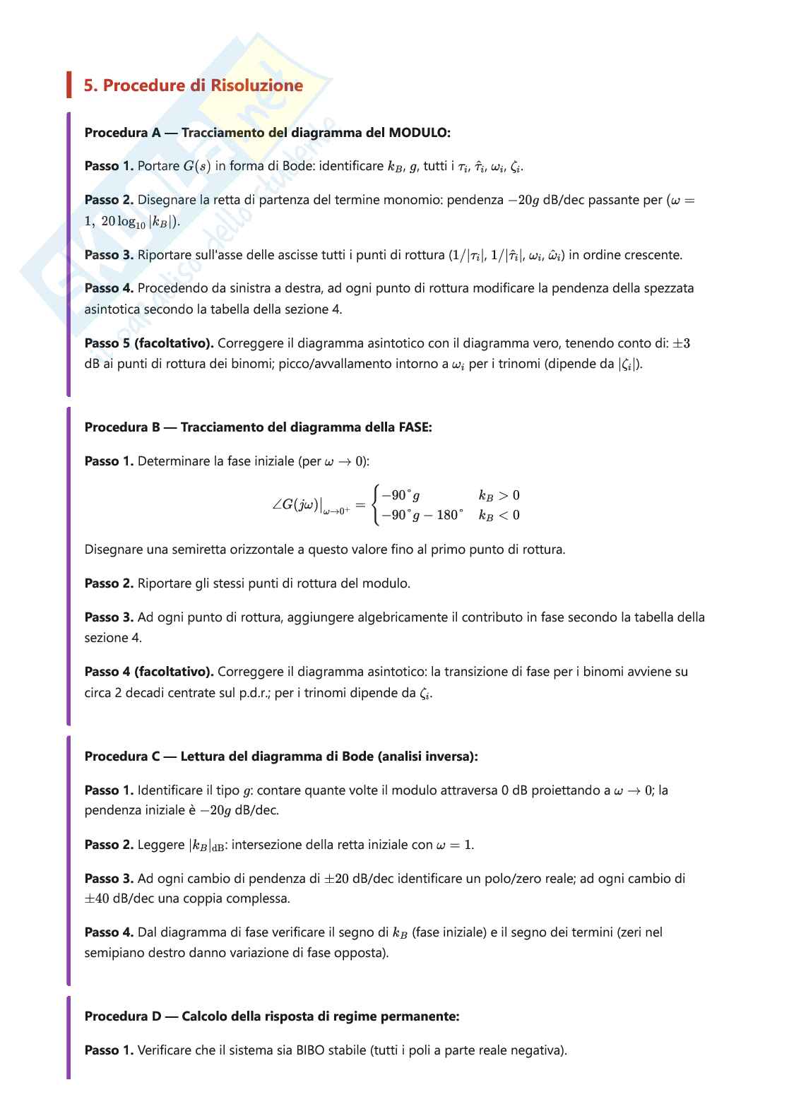 Diagrammi di Bode Pag. 6