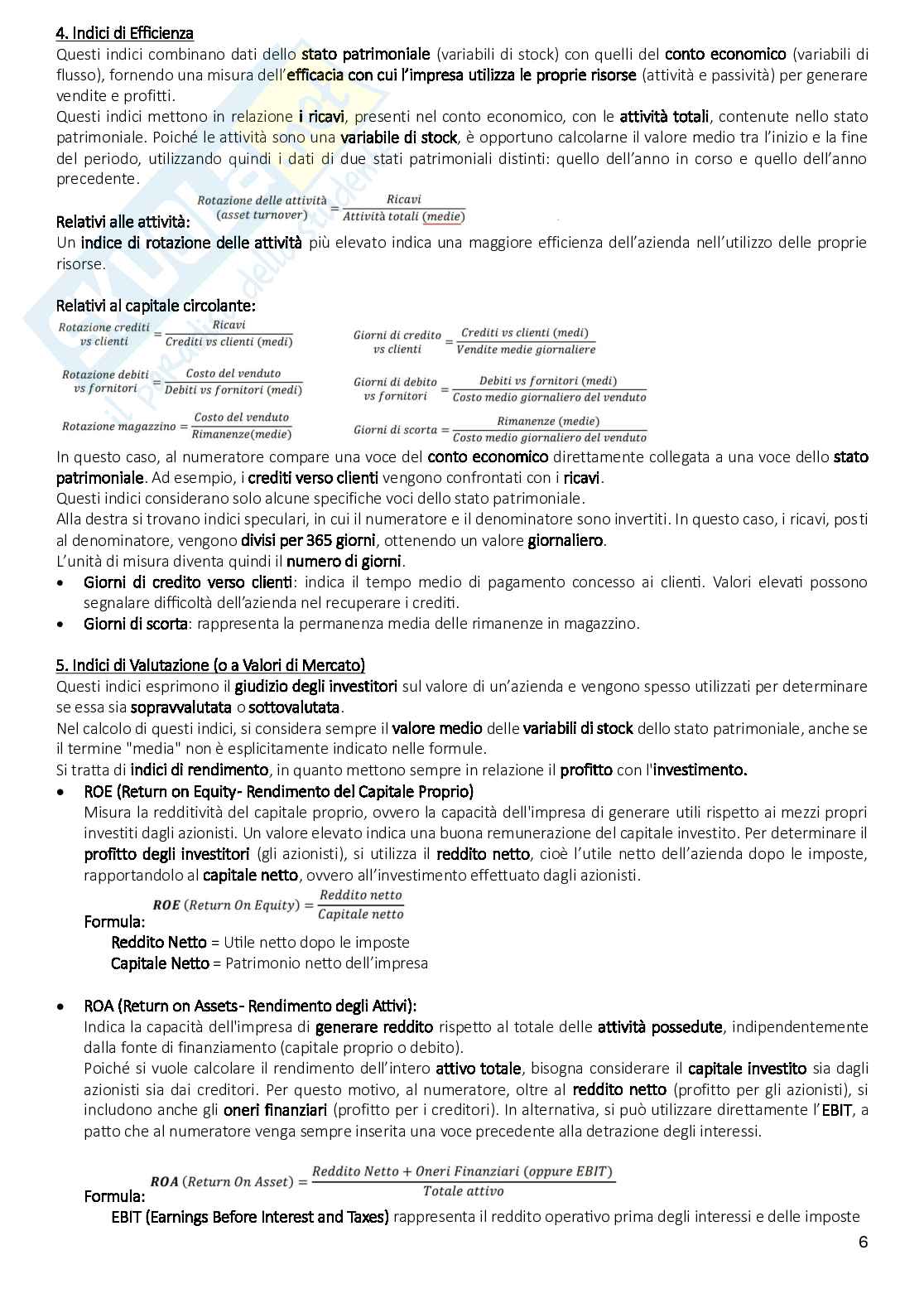 Riassunto esame Teoria della finanza e finanza aziendale, Prof. Sapienza Elena, libro consigliato Finanza aziendale, Berk  Pag. 6