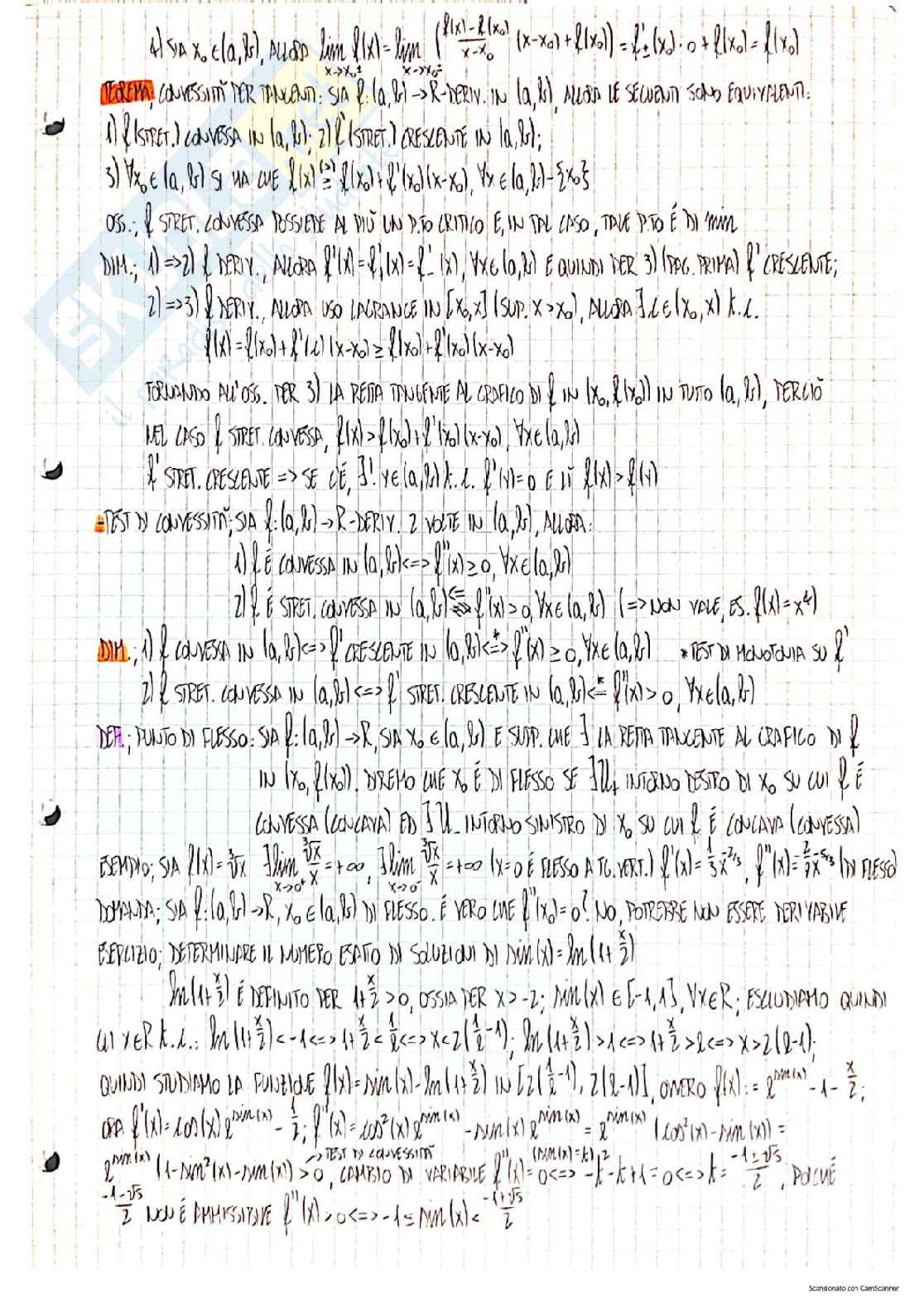 Analisi matematica 1 - Appunti completi Pag. 31