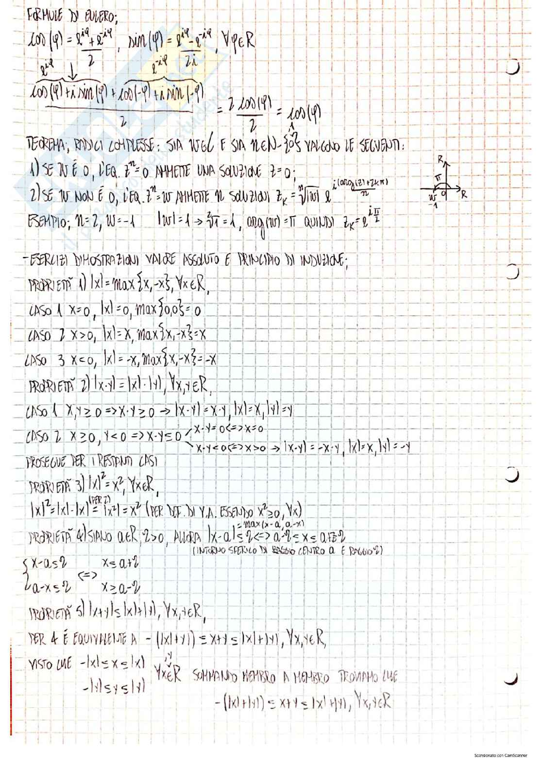 Analisi matematica 1 - Appunti completi Pag. 6