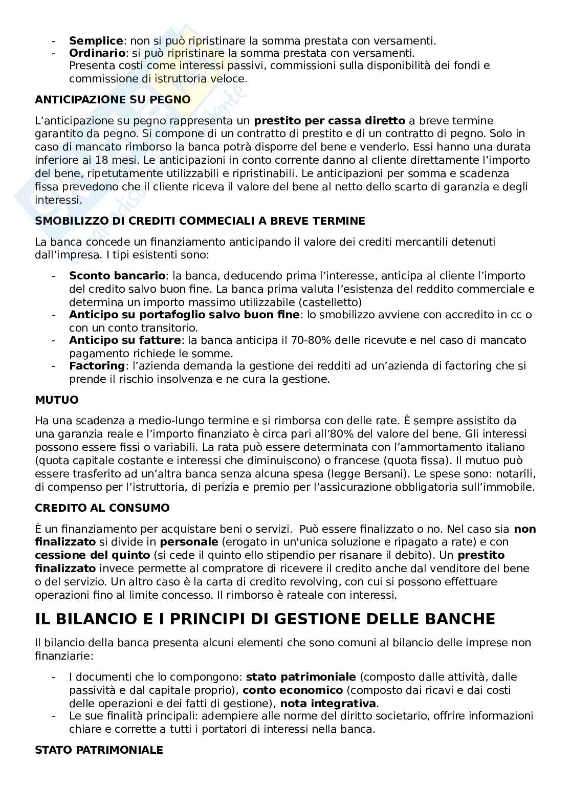 Appunti Sistema finanziario Pag. 31
