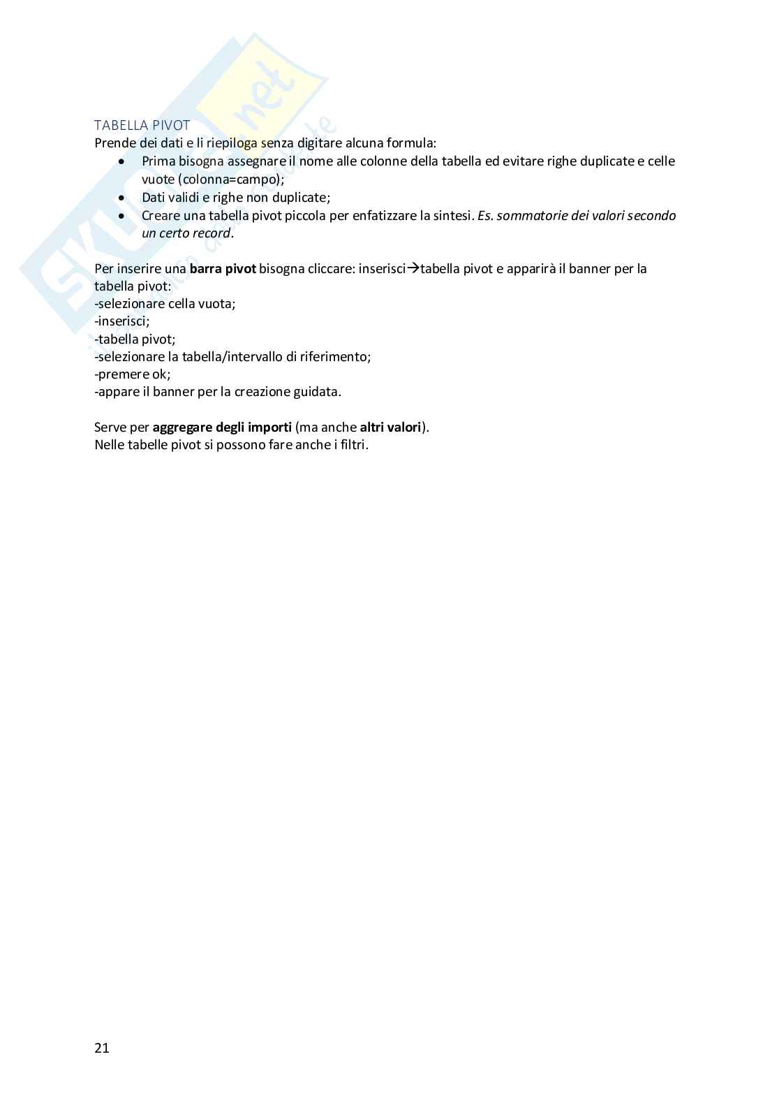 Informatica e sistemi informativi Pag. 21